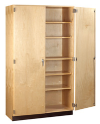 Diversified Woodcrafts General Storage Cabinet, 30 x 22 x 84 Inches, Maple Top, Item Number 1468341