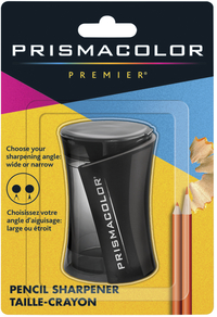 Prismacolor Premier Pencil Sharpener, 2 Hole, 3 x 1-3/4 Inches, Black, Item Number 1400845
