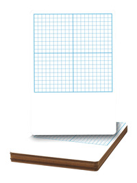 Flipside Graph Grid Dry Erase Board, 11 x 16 Inches, Pack of 12 Item Number 1401880