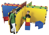 Children's Factory Big Screen Right Angle Panel, Red, Item Number 1427978
