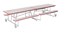 Image for Classroom Select Mobile Table with Benches, Rectangle from School Specialty