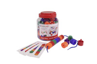 Childcraft Manipulative Jumbo Lacing Beads, Assorted Colors, Set of 58 Item Number 1435224