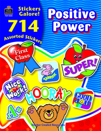 Teacher Created Resources Positive Power Sticker Book, Set of 714, Item Number 1439769