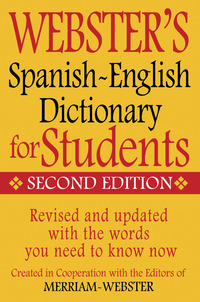 Image for Webster's Spanish-English Dictionary for Students from School Specialty