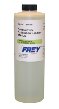 Frey Scientific Conductivity Calibration Solution, 2764uS, 500 mL, Item Number 1463547