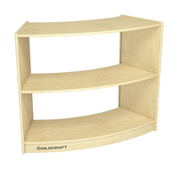 Childcraft Outside Space Shaper, 3 Shelves, 36-3/4 x 14-1/4 x 30 Inches, Item Number 1464011
