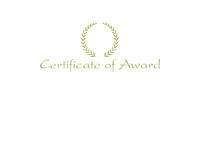 Hammond & Stephens Certificate of Award Embossed Award, 11 x 8-1/2 inches, Gold Foil, Pack of 25 1475541