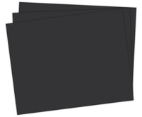 School Smart Railroad Board, 22 x 28 Inches, 4-Ply, Black, Pack of 25 1485728