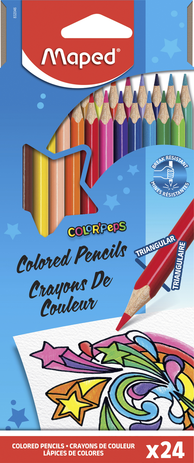 Stock Bureau - MAPED Malette de coloriage COLOR'PEPS, 37 pièces