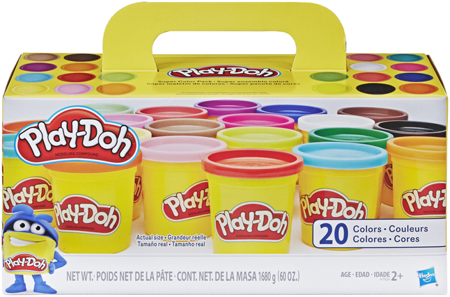 Play-Doh Super Color Pack, 3 Ounces, Assorted Colors, Set of 20