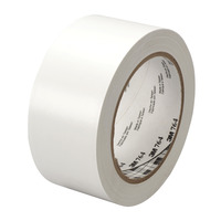 3M General Purpose Wear Resistant Floor Marking Tape Roll, 1 Inch x 36 Yards, White, Item Number 1505444