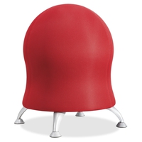 Safco Zenergy Mesh Fabric Ball Chair, 22-1/2 x 22-1/2 x 23 Inches, Crimson 1528773