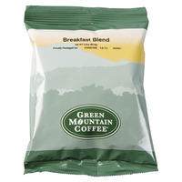 Green Mountain Breakfast Blend Ground Coffee, Fraction Packs, 100 Per Carton, Item Number 1535354