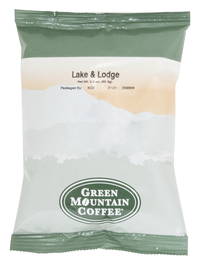 Green Mountain Lake and Lodge Coffee, Fraction Packs, 2.2 oz, 50 Per Carton, Item Number 1535357
