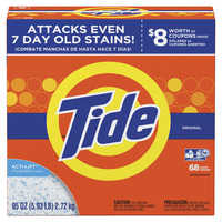 Tide Powder Laundry Detergent, 5.93 lb, Orange, Item Number 1537022