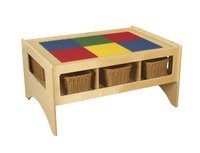 Childcraft Toddler Multi-Purpose Play Table, 6 Baskets, 36 x 26 x 18 Inches, Item Number 1537348