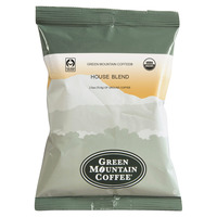 Green Mountain Organic House Blend Coffee, 2.5 lb, 50 Per Carton, Item Number 1537729