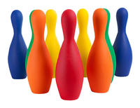 Champion Foam Bowling Pin Set, Multi-Colored, Item Number 1539433