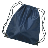 Drawstring Sports Backpack, Navy, Item Number 1559569
