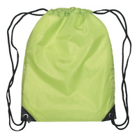 Drawstring Sports Backpack, Lime Green, Item Number 1559572