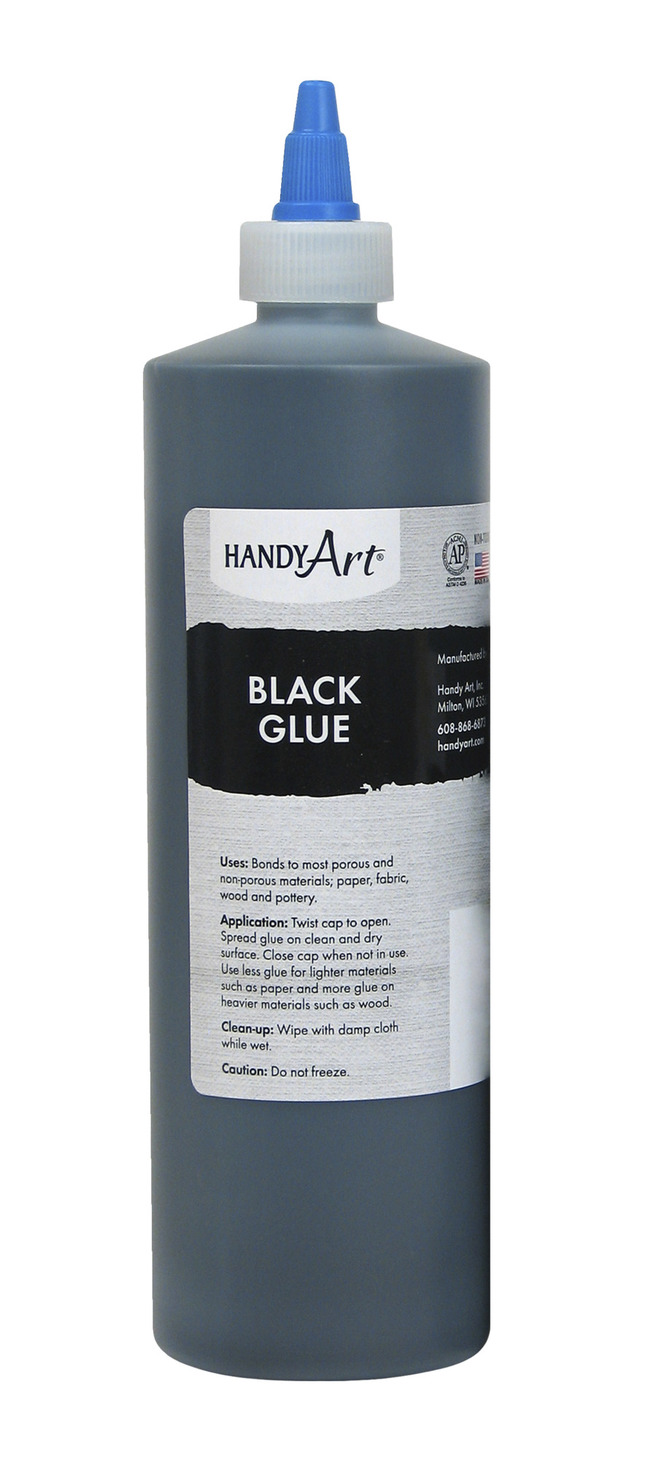 Handy Art Black Glue, 16 Ounces