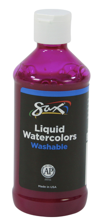 Sax Liquid Washable Watercolor Paint, 8 Ounces, Magenta, Item Number 1567842