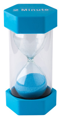 Teacher Created Resources Large Sand Timer, 2 Minutes, Item Number 1568035