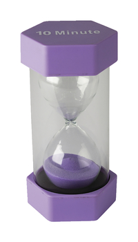 Teacher Created Resources Large Sand Timer, 10 Minutes, Item Number 1568038
