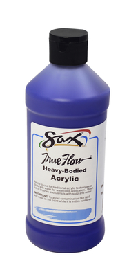 Sax True Flow Heavy Body Acrylic Paint, Phthalo Blue, Pint Item Number 1572466