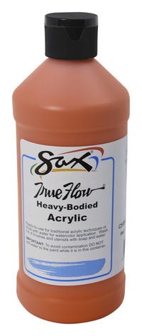 Sax True Flow Heavy Body Acrylic Paint, Chrome Orange, Pint Item Number 1572467