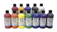 Sax True Flow Heavy Body Acrylic Paint, Pint, Assorted Colors, Set of 12 Item Number 1572473
