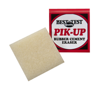 Best Test Rubber Cement Pick Up Eraser, 2 x 2 Inches Item Number 1589724