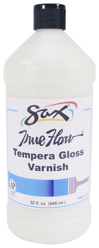 Sax Tempera Varnish, Gloss Finish, Quart Item Number 1590438