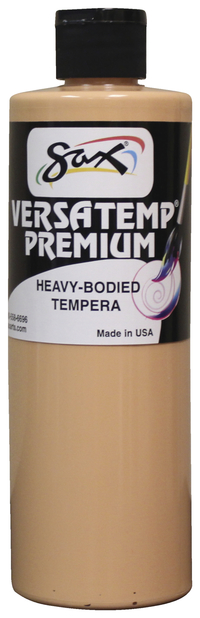 Sax Versatemp Premium Heavy-Bodied Tempera Paint, Peach, Pint Item Number 1592705