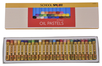 School Smart Oil Pastels, Assorted Colors, Set of 25 Item Number 1594965