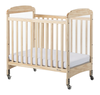Foundations Serenity Fixed Side Clearview Crib, 39-1/4 x 26-1/4 x 40 Inches, Natural, Item Number 1595262