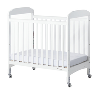 Foundations Serenity Fixed Side Clearview Crib, 39-1/4 x 26-1/4 x 40 Inches, White, Item Number 1595263