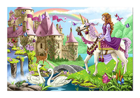 Melissa & Doug Fairy Tale Castle Floor Puzzle, 48 Pieces 1609362