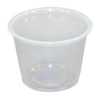 Crystalware Portion Cups, 1 ounce, Clear, Pack of 100, Item Number 2003892