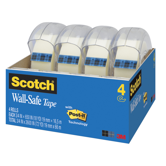 Scotch Wall-Safe Tape  Tape that cares as much about your wall as