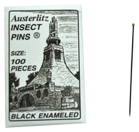 EISCO Premium Insect Entomology Dissection Pins, Size 2, Museum Grade, Pack of 100 2011941