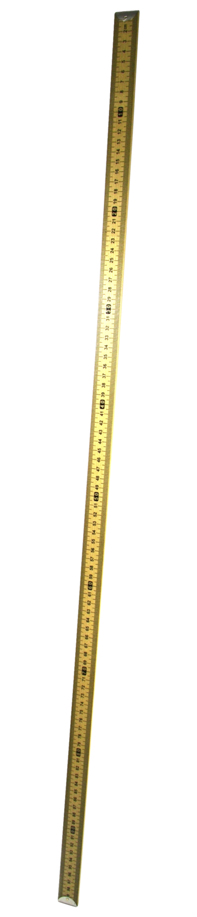 Wooden Meter Stick: Plain Edge - Measurement