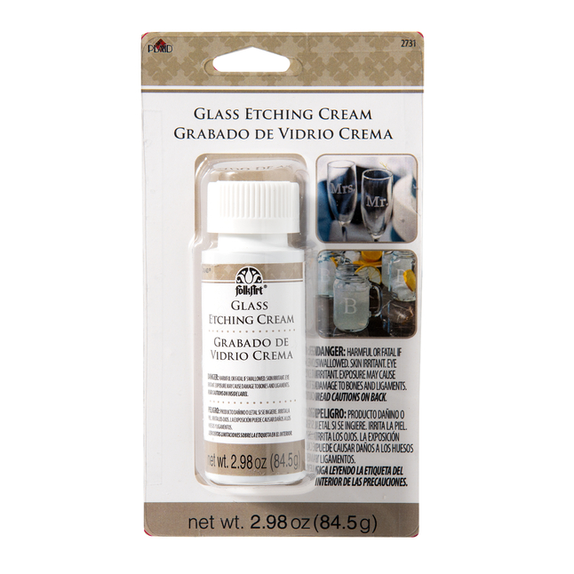 Glass Etching Cream Various Sizes 