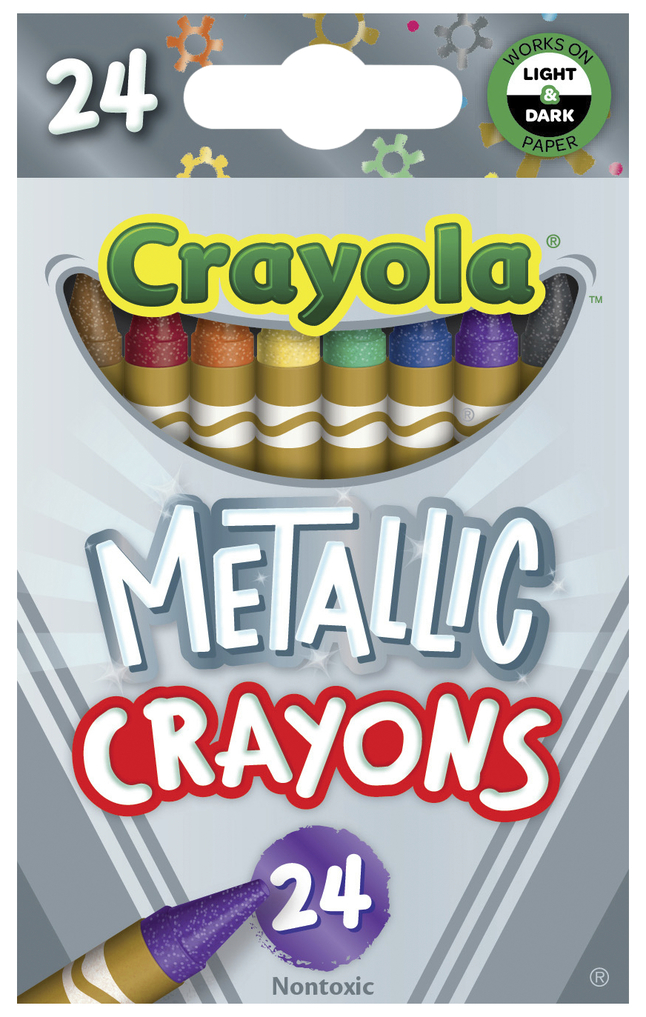 Jot Metallic Crayons, 24-ct.