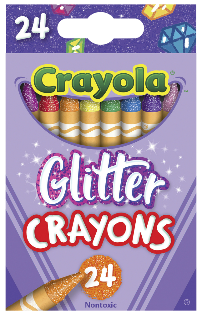 Crayola Glitter Markers 6pc (case of 24)