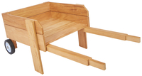 Image for Childcraft Outdoor Wooden Wheelbarrow, 23-3/8 x 44-1/2 x 18 Inches from School Specialty