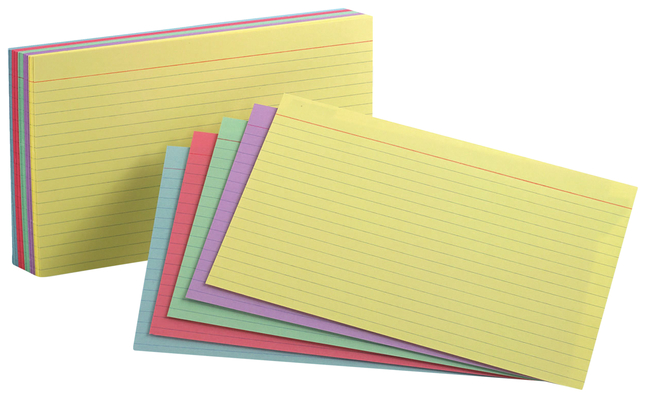 Ruled Note Cards 4x6 or 3x5 or 5x8, Hobbies & Toys, Stationery
