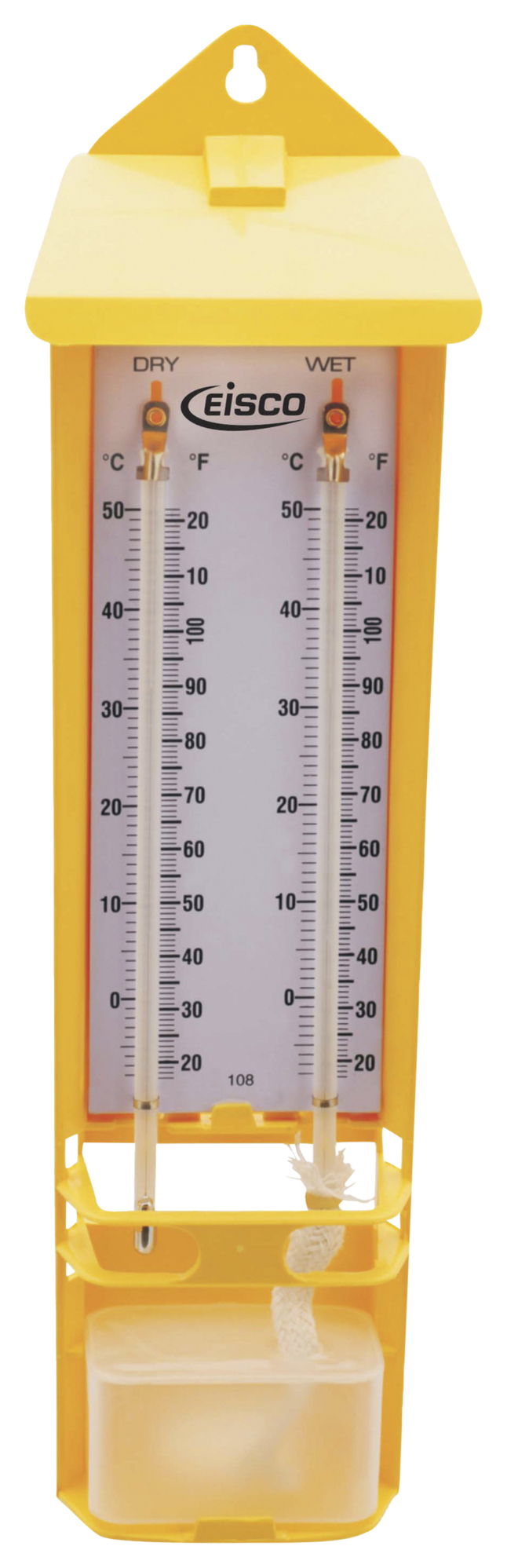 Eisco Hygrometer, Wet-Dry Bulb