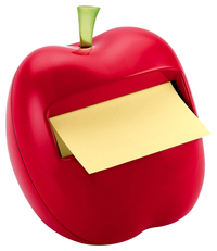 Post-it Red Apple Pop-Up Note Dispenser with 12 Note Pads, Item Number 2023214