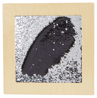 Abilitations Tactile Sensory Panel, Sequins, 15 x 15 x 3/4 Inches, Item Number 2023278